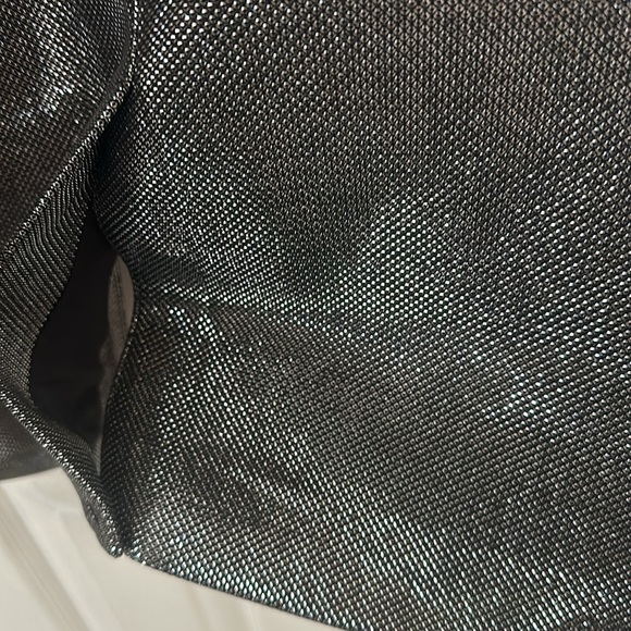 SOLD OUT H&M SHIMMERY METALLIC BLAZER SIZE XS NWT - Picture 12 of 13